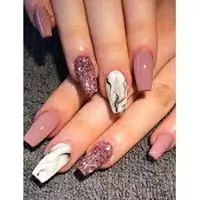Colorful Glitter Nail Art