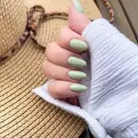 Matcha Smoked Manicure
