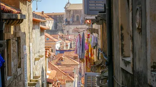 Dubrovnik is an attractive walled city
