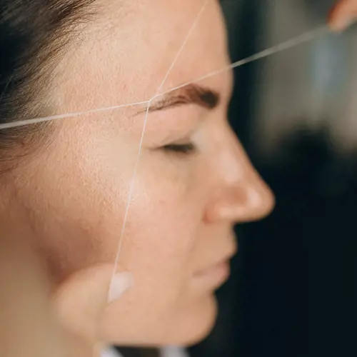 Eyebrow threading