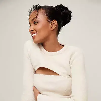 Jet Black clip-in bun extensions