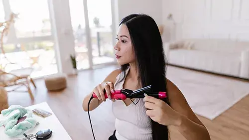 HairStyle Idea With Flat Iron Waves